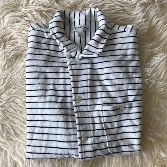 Terry Cloth Button Down Shirts